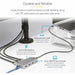 StarTech 117B-USBC-MULTIPORT USB-C triple monitor adapter with HDMI, DisplayPort, Ethernet and USB ports