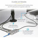 StarTech 117B-USBC-MULTIPORT USB-C triple monitor adapter with HDMI, DisplayPort, Ethernet and USB ports