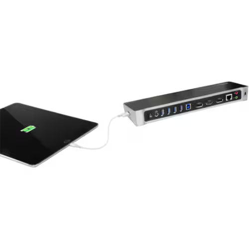 StarTech USB3DOCKH2DP USB 3.0 triple monitor docking station with HDMI, DisplayPort, Ethernet and USB ports - additional view 3