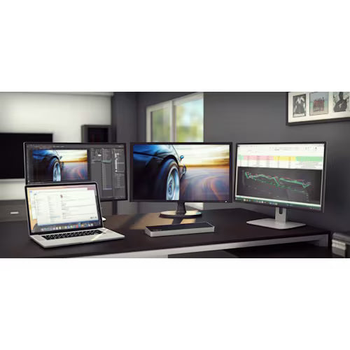 StarTech USB3DOCKH2DP USB 3.0 triple monitor docking station with HDMI, DisplayPort, Ethernet and USB ports - additional view 2