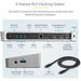 StarTech DK30CH2DPPD USB-C triple monitor docking station with HDMI, DisplayPort, Ethernet and USB ports - additional view 8