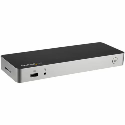 StarTech DK30CHDDPPD USB-C dual monitor docking station with HDMI, DisplayPort, Ethernet and USB ports