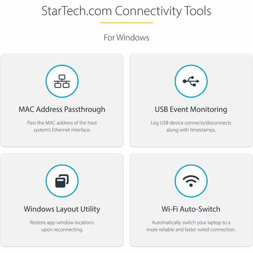 StarTech DK30CHDDPPD USB-C dual monitor docking station with HDMI, DisplayPort, Ethernet and USB ports - additional view 7