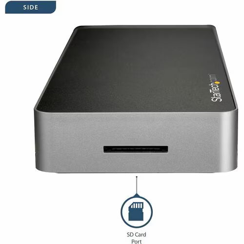 StarTech DK30CHDDPPD USB-C dual monitor docking station with HDMI, DisplayPort, Ethernet and USB ports - additional view 4