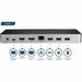 StarTech DK30CHDDPPD USB-C dual monitor docking station with HDMI, DisplayPort, Ethernet and USB ports - additional view 3