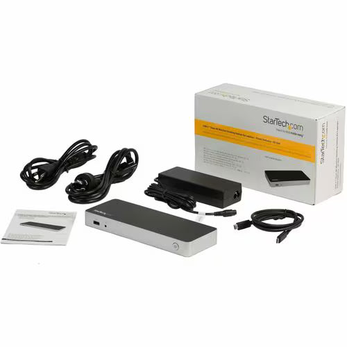StarTech DK30CHDDPPD USB-C dual monitor docking station with HDMI, DisplayPort, Ethernet and USB ports - additional view 2
