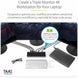 StarTech DK30CH2DEP USB-C triple monitor docking station with HDMI, DisplayPort, Ethernet and USB ports