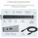 StarTech DK30CH2DEP USB-C triple monitor docking station with HDMI, DisplayPort, Ethernet and USB ports