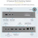 StarTech DK30C2DPPD hybrid USB-C and USB-A dual 4K docking station with HDMI, DisplayPort, Ethernet and USB ports - additional view 9