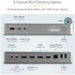 StarTech DK30C2DPEP hybrid USB-C and USB-A dual 4K docking station with Ethernet and USB ports