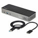StarTech DK31C3HDPD hybrid USB-C and USB-A triple monitor docking station with HDMI, DisplayPort, Ethernet and USB ports
