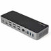 StarTech DK31C3HDPD hybrid USB-C and USB-A triple monitor docking station with HDMI, DisplayPort, Ethernet and USB ports - additional view 8
