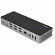 StarTech DK31C3HDPD hybrid USB-C and USB-A triple monitor docking station with HDMI, DisplayPort, Ethernet and USB ports - additional view 8