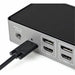 StarTech DK31C3HDPD hybrid USB-C and USB-A triple monitor docking station with HDMI, DisplayPort, Ethernet and USB ports - additional view 5