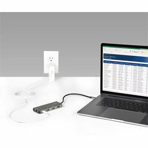 StarTech DKT31CHPDL USB-C multiport adapter with HDMI, Ethernet, USB-A and USB-C ports