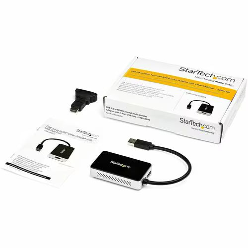 StarTech USB32HDEH USB 3.0 to HDMI adapter for Windows laptop display setup