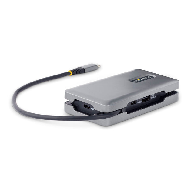 StarTech DKT31CDHPD3 USB-C adapter showing port layout for business laptop setup